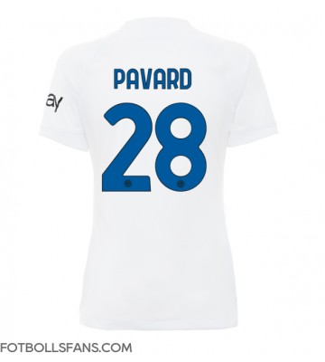 Inter Milan Benjamin Pavard #28 Replika Bortatröja Damer 2023-24 Kortärmad